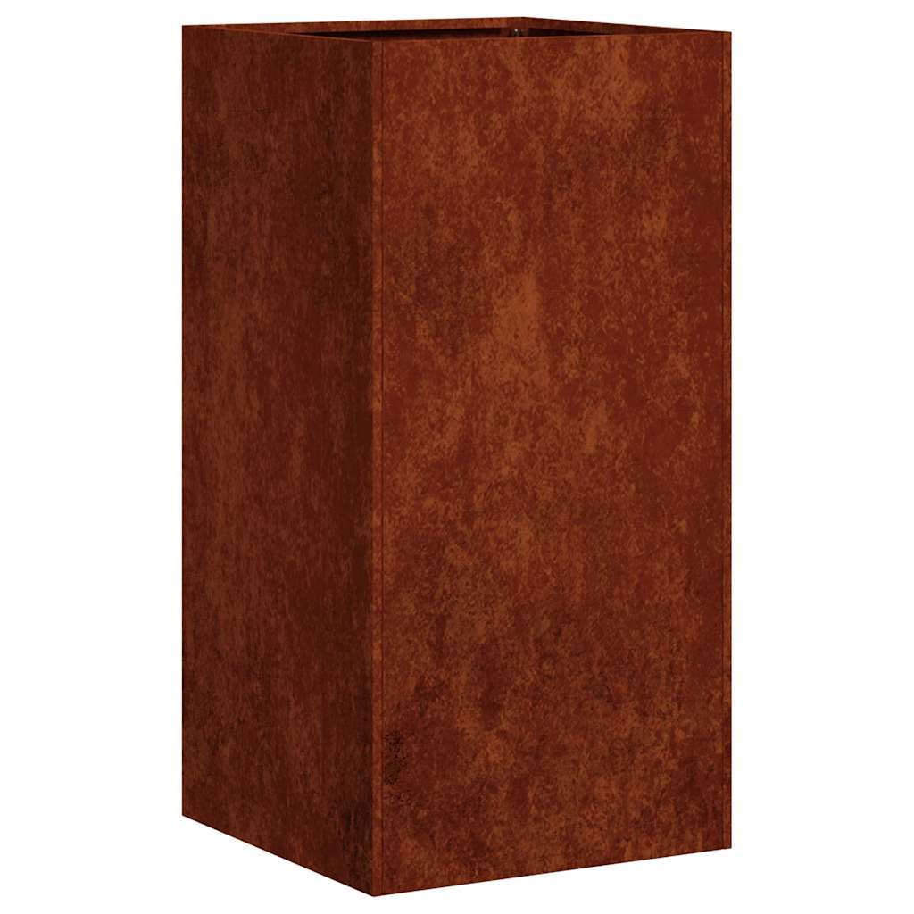 Maison Exclusive - Pflanzkübel Rostig 40x40x80 Cm Wetterfester St