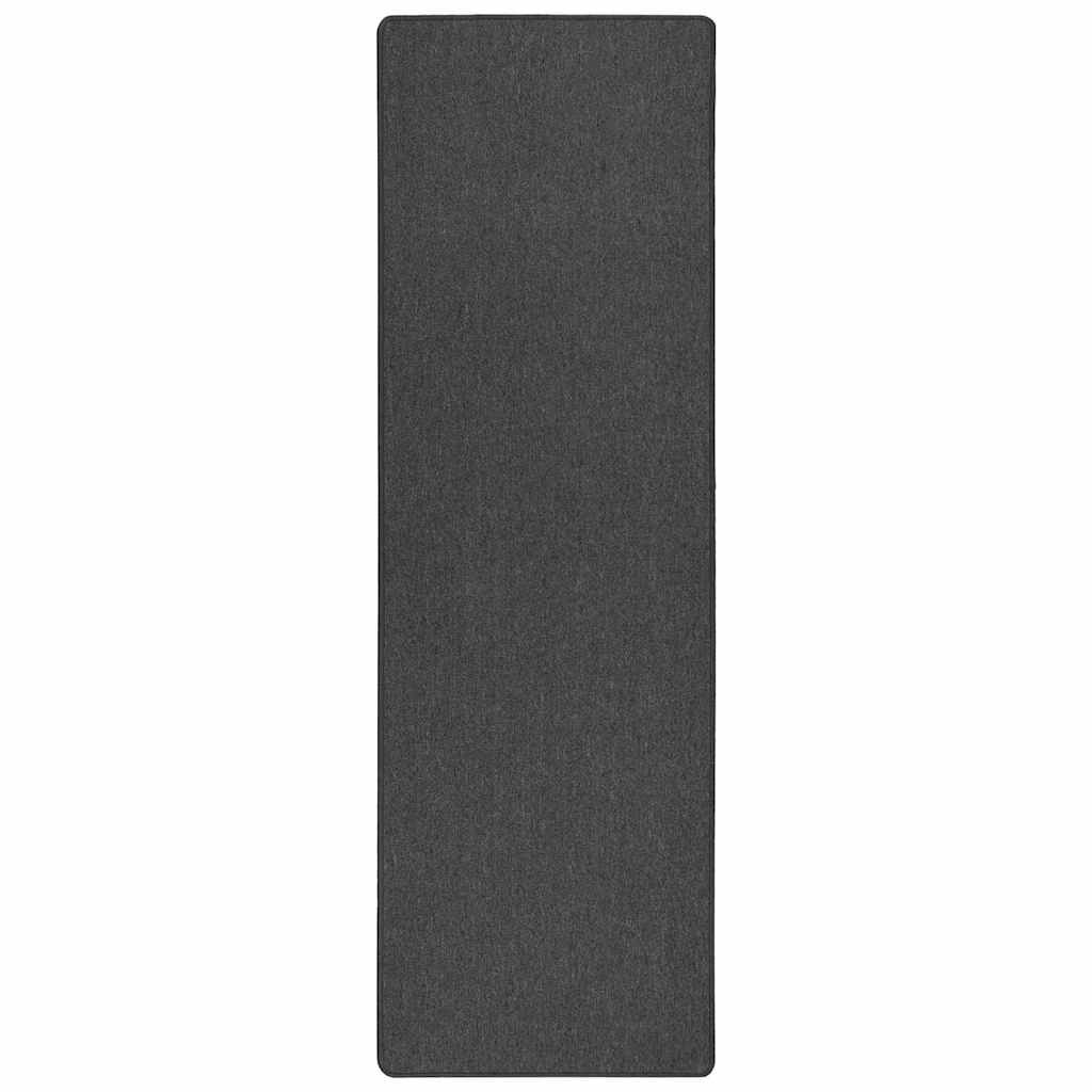 Maison Exclusive - Teppichläufer Dunkelgrau 100 X 300 Cm 100% Pol