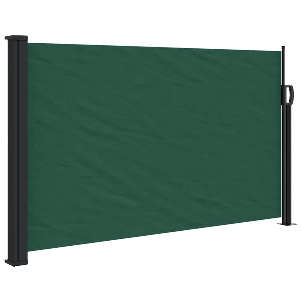 Maison Exclusive - Seitenmarkise Ausziehbar Dunkelgrün 120x600 Cm
