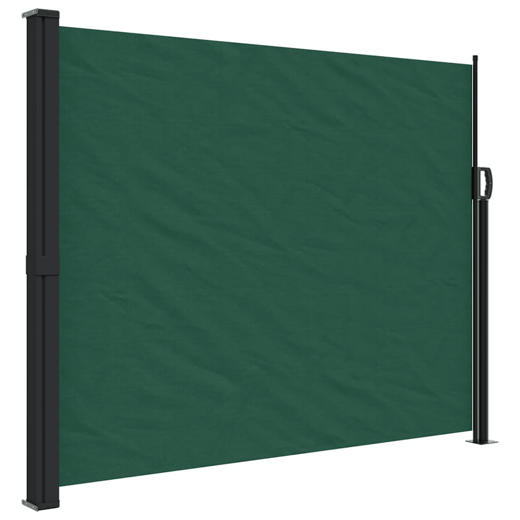 Maison Exclusive - Seitenmarkise Ausziehbar Dunkelgrün 160x500 Cm