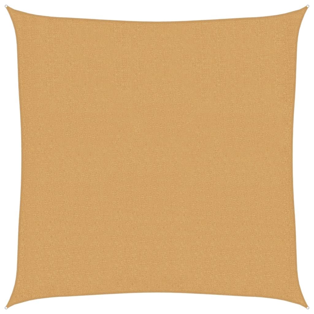 Maison Exclusive - Sonnensegel 160 G/m² Quadratisch Sandfarbe 2x2