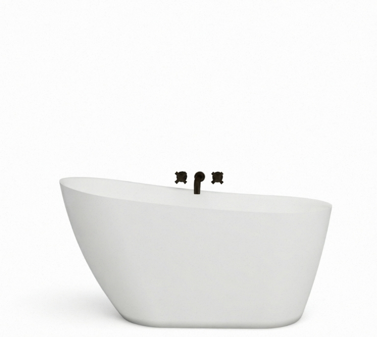 Aica Freistehende Badewanne 170x78x73cm Oval Weiße Acrylwannen Komplett Set Inkl. Wannenträger Und Ablauf.