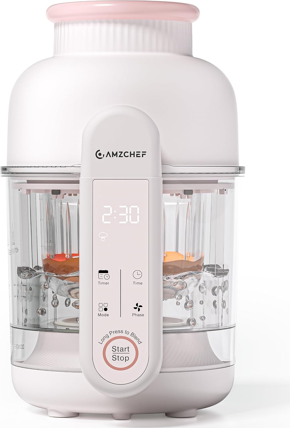 Babynahrungszubereiter 6-in-1 Mit Dampfgarer Automatisches Kochen & Mixer Mit Altersauswahl Und Timer, Für Verschiedene Zutaten, Spülmaschinenfest Und Bpa-frei