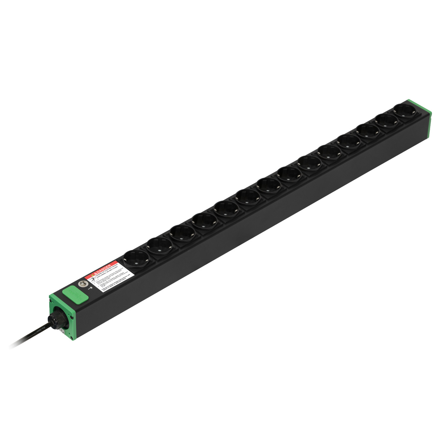 Apc Easy Rack Pdu, Basic, Vertikal, 1-phasig, 3,7 Kw, 230 V, 16 A, 14 X Schuko-steckdosen, Schuko 16 A