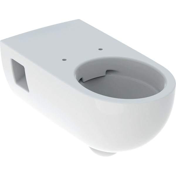 Geberit Wand-WC, Tiefspüler Renova Comfort KeraT./we, 5/6 l, teilgeschl. F., rimfr.