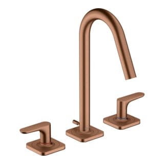 hansgrohe 3-Loch-Waschtischarmatur 160 Axor Citterio M A 135mm, m HG, ZugstAblGar, Ros, b r gol