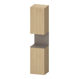 Duravit Hochschrank Qatego 40x36x1760cm, 2 T, B, An r, ba m/E Nat