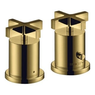 hansgrohe Fertigmontageset Axor Citterio 2-L-W-Ran-Arm, m TH, KrG, pol. gol opt