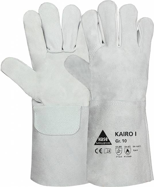 Hase KAIRO II, Schweißerhandschuh aus Spaltleder, Größe 11