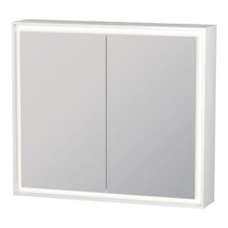 Duravit Spiegelschrank L-Cube 80x70x15,5cm, we. ma, m Waschp.-Bel.
