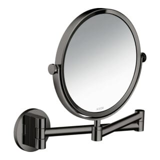 hansgrohe Rasierspiegel Axor Uni. Circular Wandmontage, polished black chrome