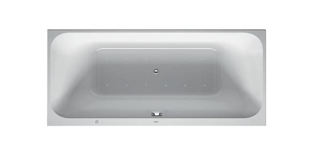 Duravit Whirlwanne Happy D.2 180x80cm, Air-Sys, EB-Version, 2 RS, we.