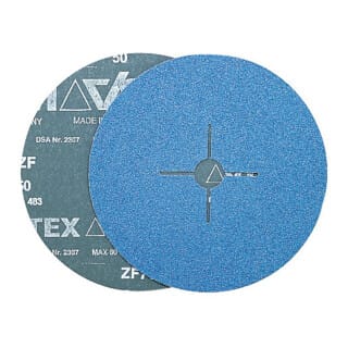 VSM Fiberscheibe ZF 714 Zirkonkorund (ZA),Ø 125 mm, Körnung: 40