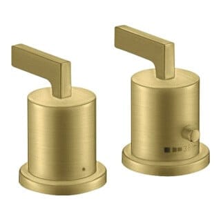 hansgrohe Fertigmontageset Axor Citterio 2-L-W-Ran-Arm, m TH, Hebelgr., brush. br