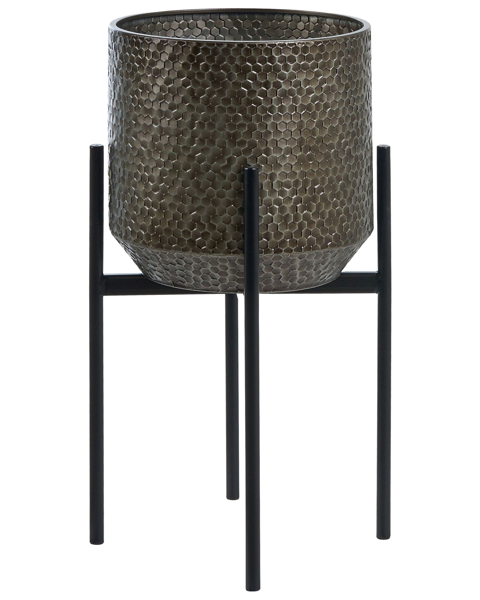 Blumentopf Mit Beinen Aldovandra Metall 34 Cm Schwarz