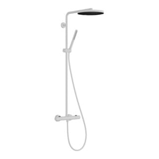 hansgrohe Brause-Set Pulsify S Puro m Thermostat, 2 Verbaucher, 8 l/m., mattweiß