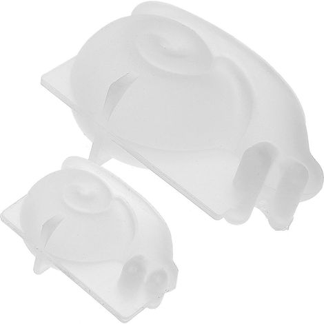 Set Mit 2 Flexiblen Silikon-tierformen, Wiederverwendbare Schneckenformen, Diy – 7,30 X 4,20 X 3,20 Cm