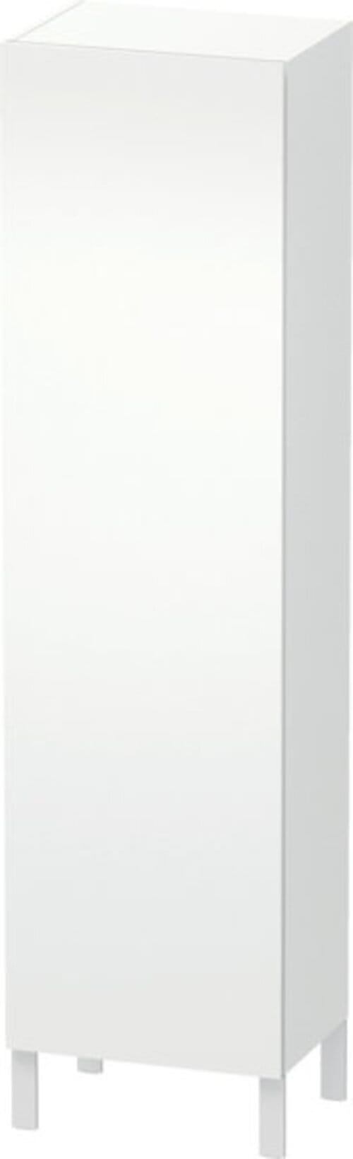 Duravit Hochschrank L-Cube 50x36,3x176cm, Tür rechts, weiß matt