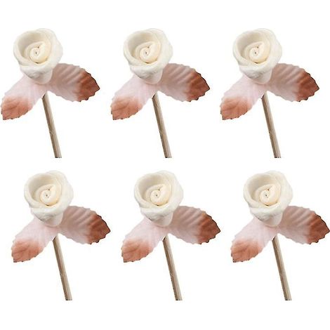 6 Rattanstäbe