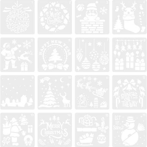 Kunststoff-zeichenvorlage Für Weihnachten