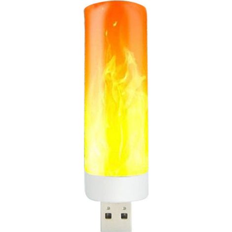 Led-tischleuchte Mit Dynamischem Flammeneffekt, Ideales Nachtlicht Für Badezimmer Oder Wohnzimmer.