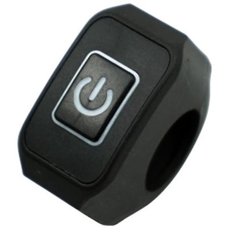 Motorrad-lenkerschalter Mit Led-beleuchtung, Momenttaster Für Elektroautos, 22 Mm, Weiß