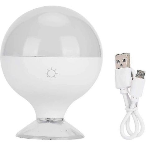Badezimmerspiegelbeleuchtung, Dimmbare Led-lampen Im Hollywood-stil Mit Saugnapf, Usb-aufladbar (b)
