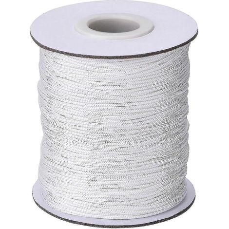 1 Mm Weiße, Geflochtene Zugschnur Für Aluminium-jalousien, Ideal Für Gartenbau Und Bastelarbeiten, 109 Yards/rolle