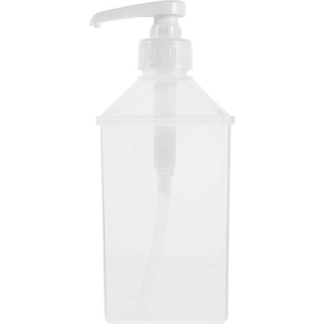 Flexible, Transparente Kunststoffflasche Für Zucker, Robuste Saftflasche – 9 X 23 Cm – Weiß