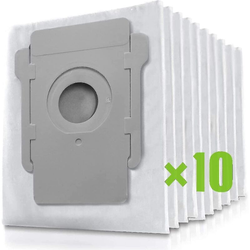 Packung Mit 10 Ersatzbeuteln Für Irobot Roomba I7, Kompatibel Mit Den Modellen Irobot Roomba I7, I7+ Und I7 Plus E5.