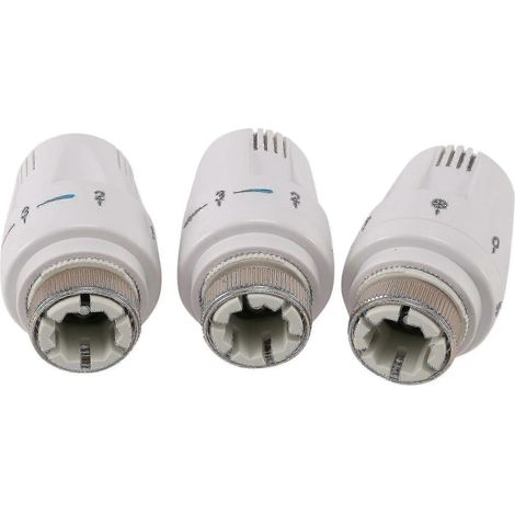 Satz Mit 3 Trv M30 X 1,5 Thermostatventilen Für Heizkörper