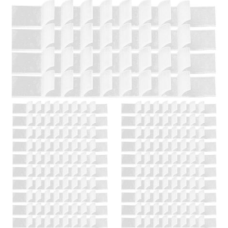 100 Rutschfeste Silikon-klebestreifen Für Kleiderbügel – 7,00 X 1,00 X 0,40 Cm – Weiß