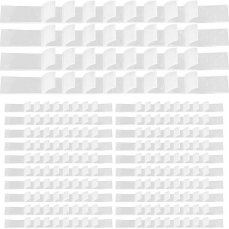 100 Rutschfeste Silikon-klebestreifen Für Kleiderbügel – 7,00 X 0,70 X 0,40 Cm – Weiß