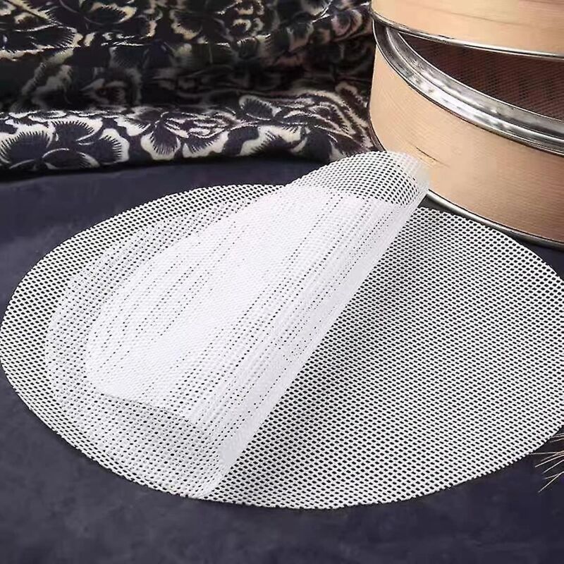 Silikon-dörrfolien Für Dampfgarer, 6er-set Bambusfolien Für 25 Cm (10 Zoll) Dörrgeräte, Antihaftbeschichtet Und Wiederverwendbar. Backmatte Aus Netzgewebe.