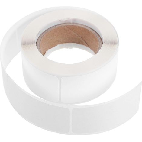 Rolle Blanko-etiketten – Selbstklebende Klassifizierungsetiketten – Selbstklebende Registerkarten – 5,00 X 2,50 X 0,10 Cm – Weiß