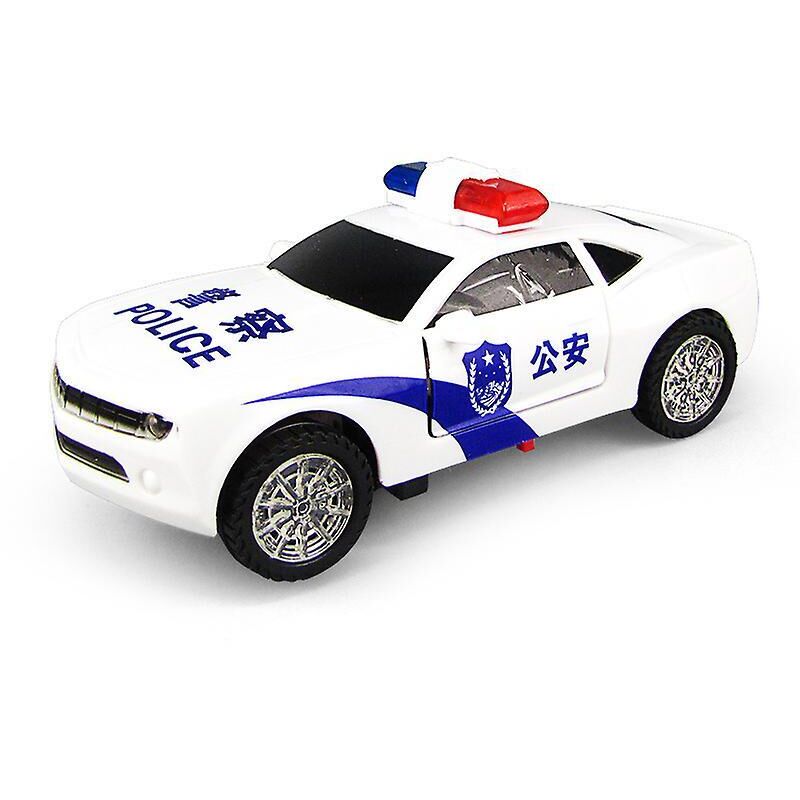 360° Drehbares, Musikalisches Elektrisches Polizeiauto Für Kinder – Ideales Geschenk Für Kinder