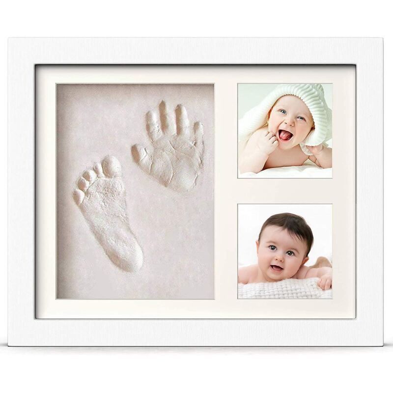 Holzbilderrahmen Für Babyhand- Und -fußabdrücke, Wand- Oder Tischdekoration