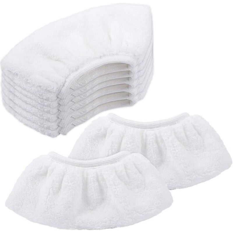 Set Mit 8 Mikrofasertüchern Für Das Manuelle Düsenzubehör Von Krcher, Kompatibel Mit Den Dampfreinigern Sc 1, 2, 3, 4 Und 5