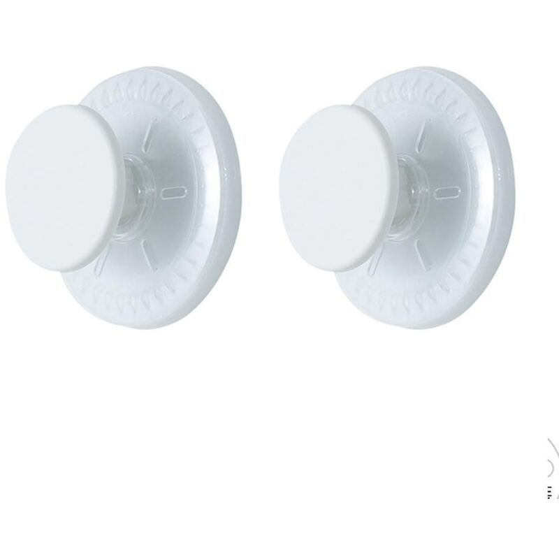 Set Mit 2 Extra Starken Saugnapfhaken Für Bad, Küche, Glas Und Fliesen – Abnehmbar Und Spurlos