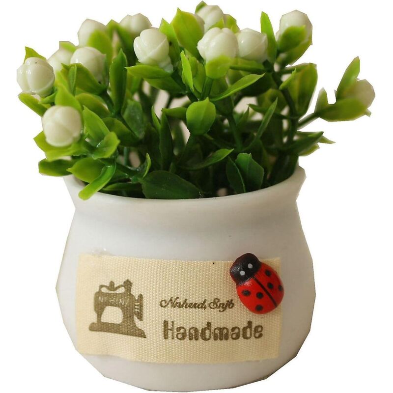 Mini-kunstblumentöpfe Mit Sukkulenten Für Tische, Inneneinrichtung Und Balkontische