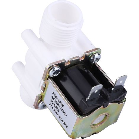 G1/2 Elektro-magnetventil Aus Kunststoff, Normalerweise Geschlossen, Für Wasser, Ac 220–240 V