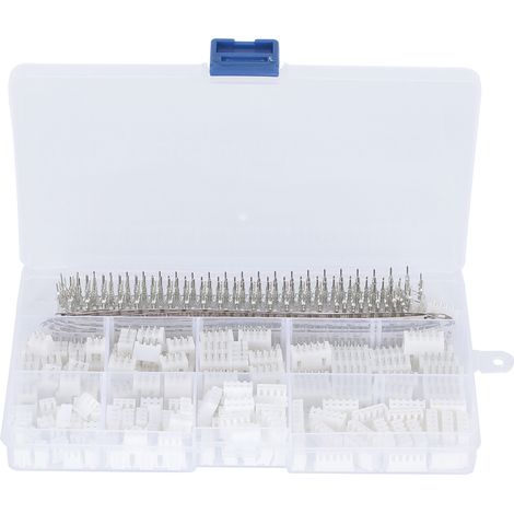 560-teiliges Set Aus Stecker- Und Buchsensteckergehäusen Und Klemmenblöcken, Weiß