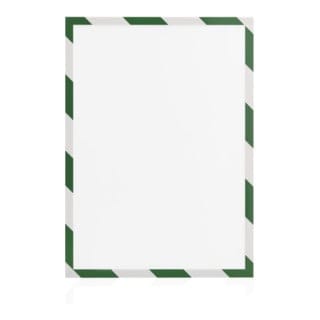 Magnetoplan magnetofix Magnetrahmen SAFETY, 5 Stück, A4, grün-weiß