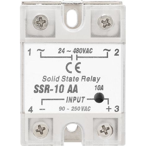 Ac-ac Ssr-modul 10a 90-250v Eingang 24-480v Ausgang, Hochleistungs-halbleiterrelais