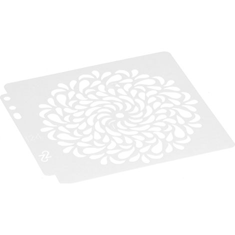 9-teilige Mandala-schablonen Aus Pet – Langlebig Und Sicher Zum Malen, Scrapbooking Und Stempeln