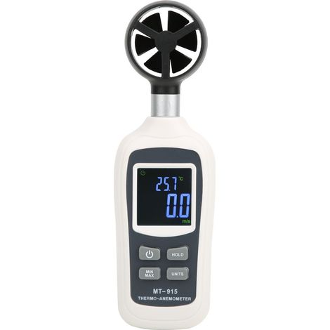 Mt-915 Tragbares Digitales Anemometer Misst Windgeschwindigkeit Und Temperatur