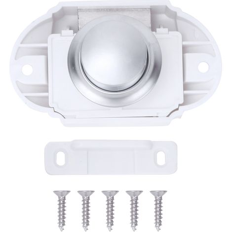 Schlüsselloses Push-pull-schloss, Chrom-perleffekt, Für Wohnmobile/boote/möbel, Fahrzeugzubehör P02w-ch