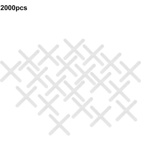 2000 Keramikfliesen-abstandshalter, Wiederverwendbares Nivelliersystem 2 Mm/2,5 Mm Für Die Fliesenverlegung