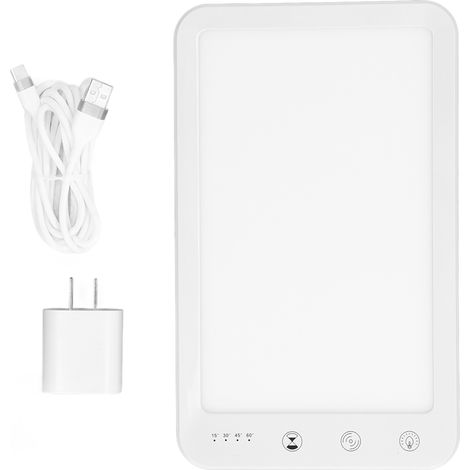 10000 Lm Led-lichttherapielampe, 5 Helligkeitsstufen, Physischer Schalter, Solarbetrieb, 110–240 V Us-stecker