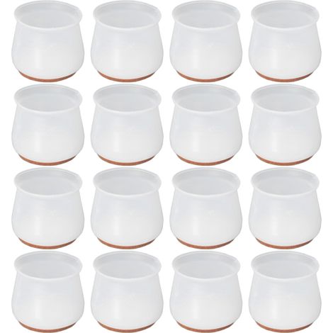 Kratzfeste Und Geräuschdämpfende Stuhlbeinschoner, Stabil Und Verschleißfest, Für Zuhause, Café Und Restaurant – 16er-set